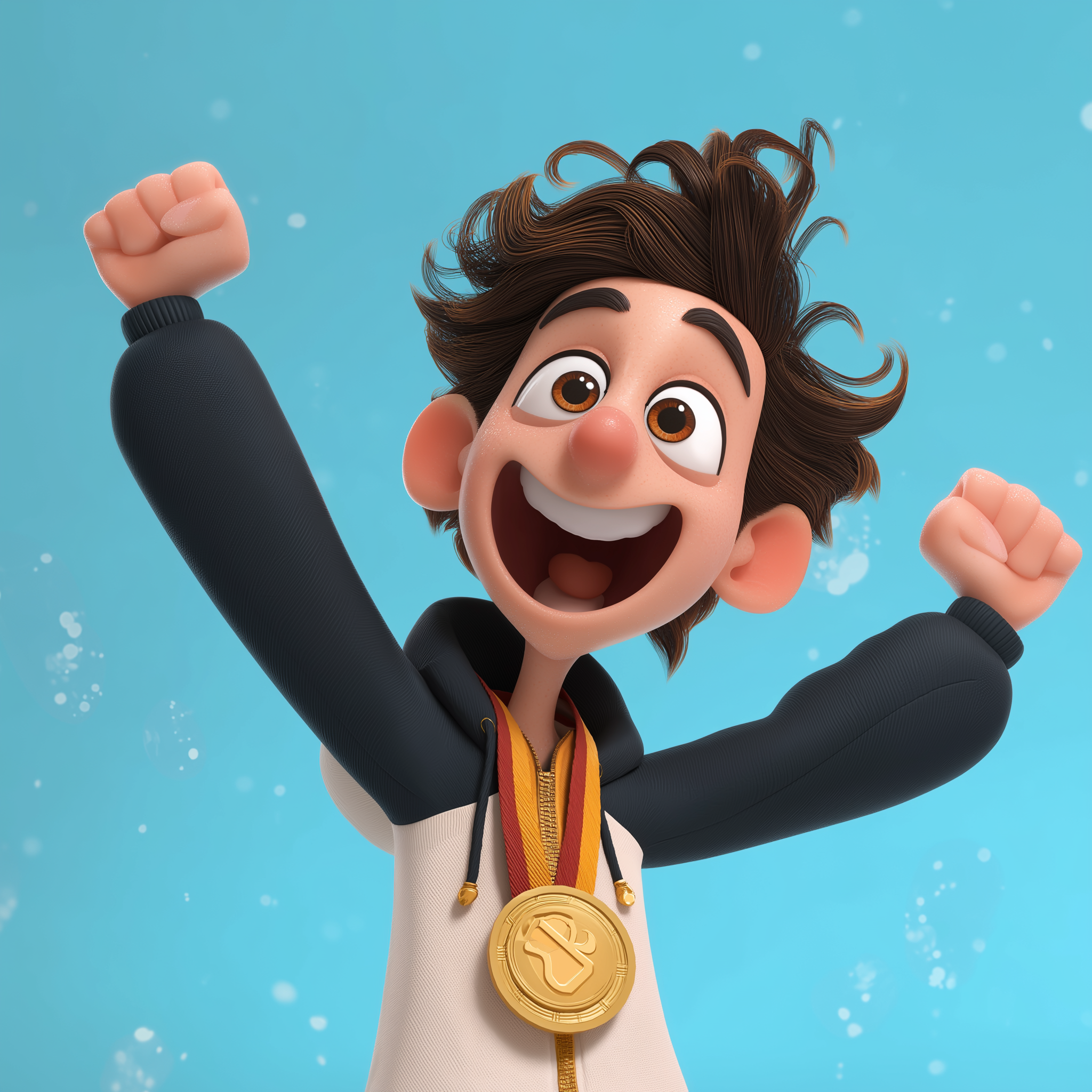 Victory celebration